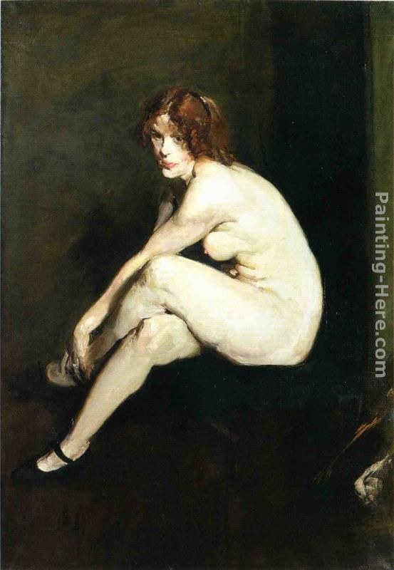 George Wesley Bellows Nude Girl, Miss Leslie Hall